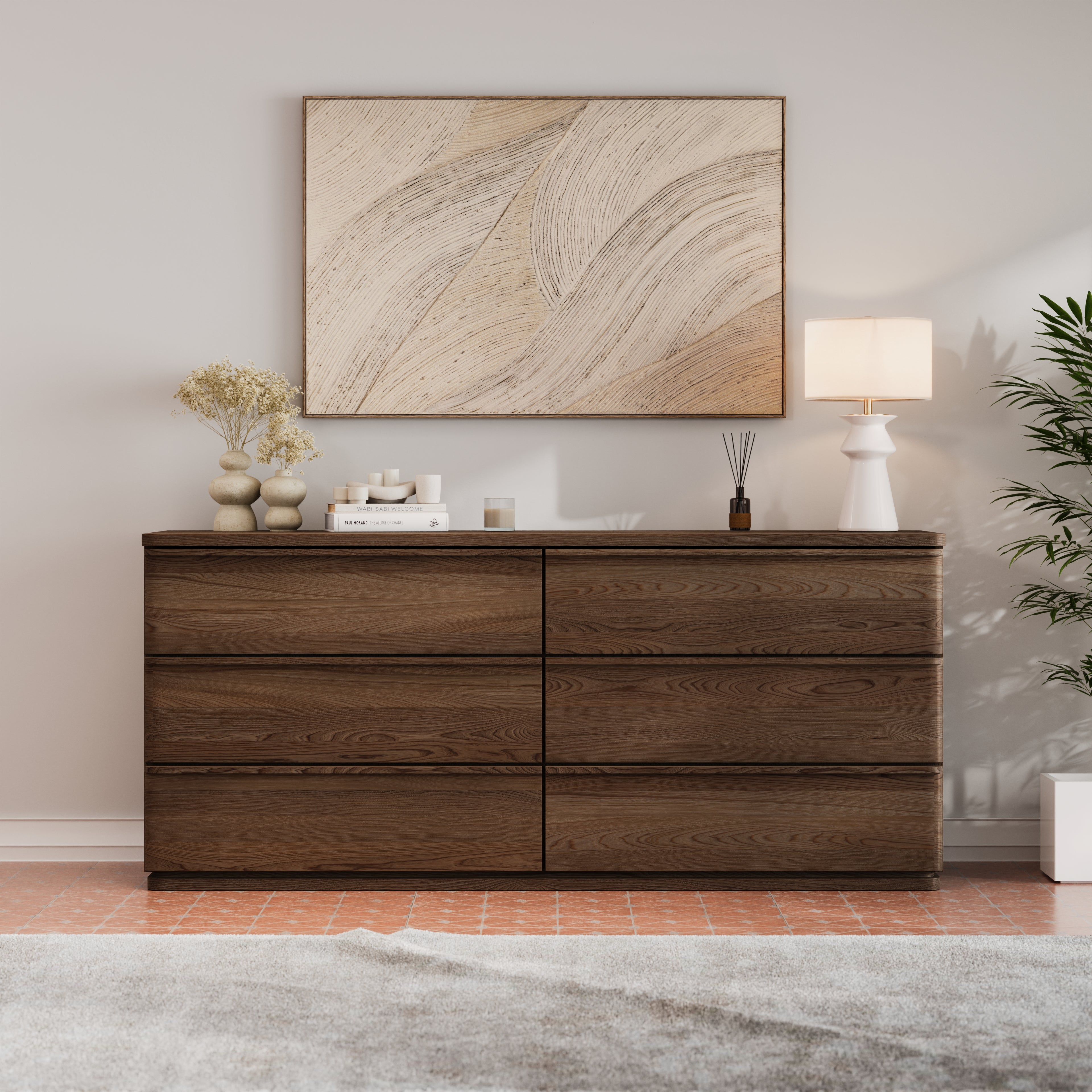 Baxtor Dresser in Walnut