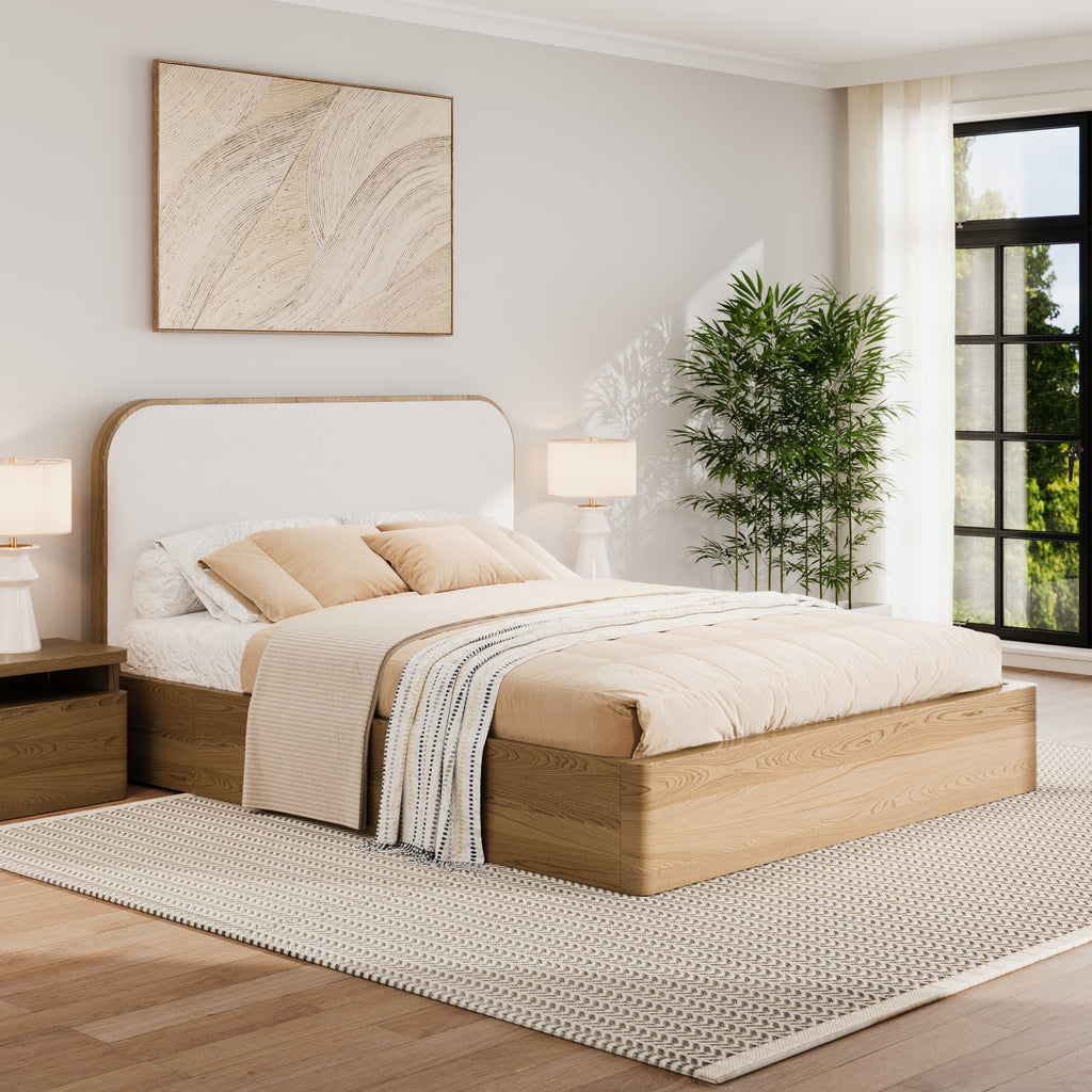 Baxtor Bed in Natural