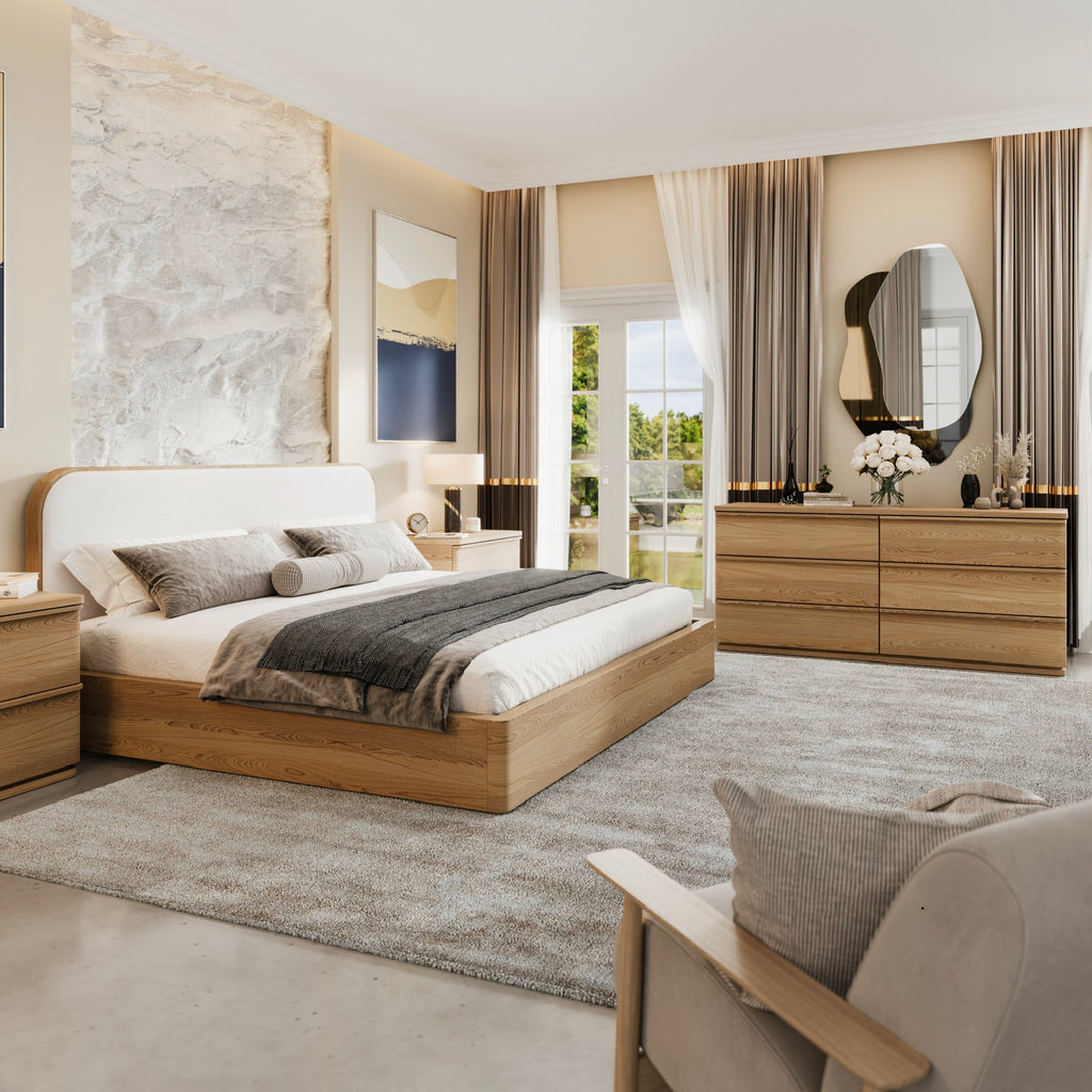 Baxtor Bed in Natural