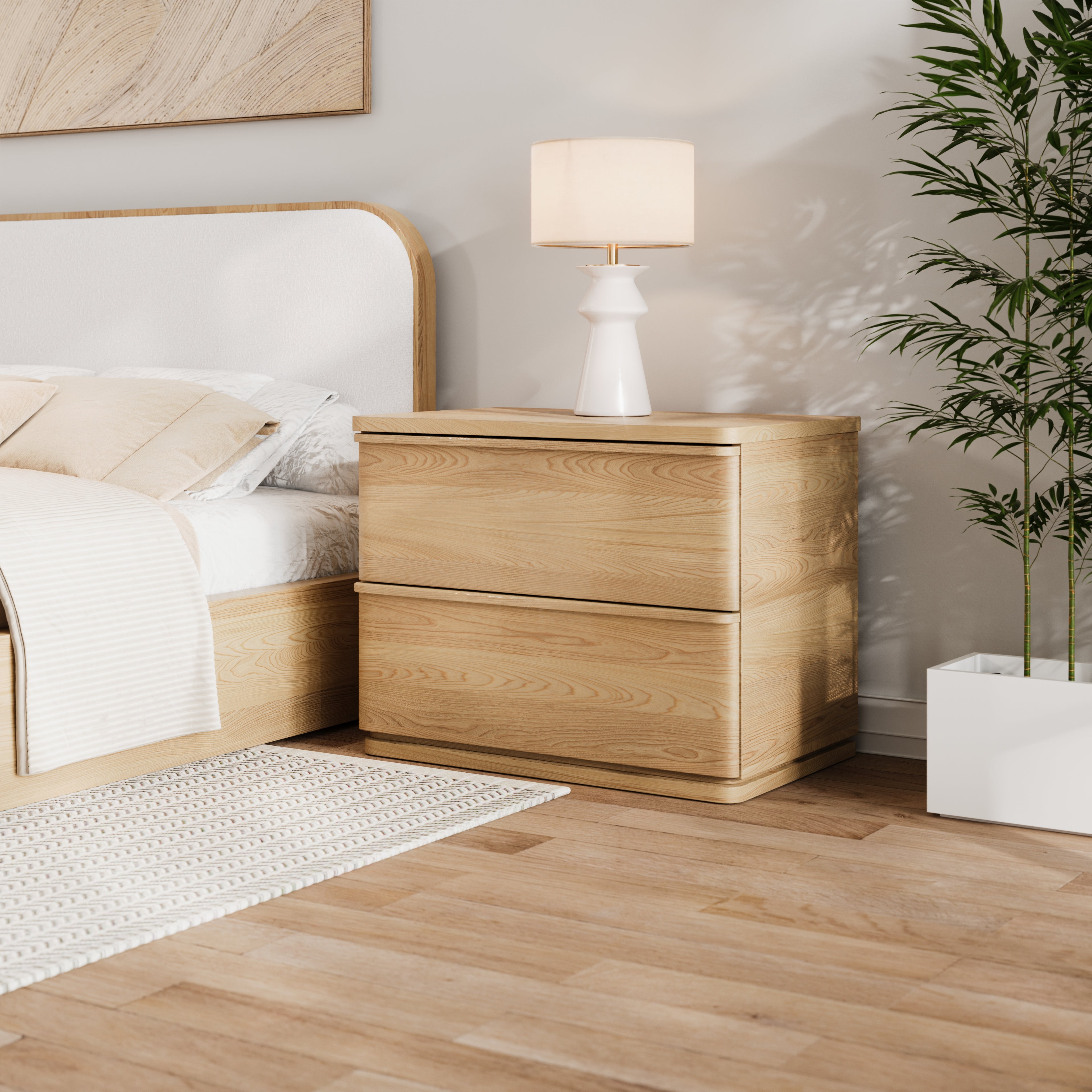 Baxtor Nightstand in Natural