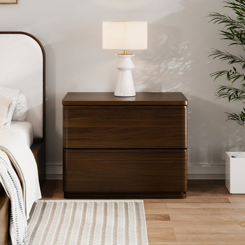 Baxtor Nightstand in Walnut