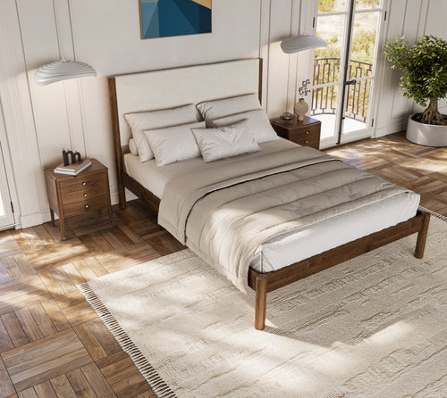 Ben Bed in Walnut
