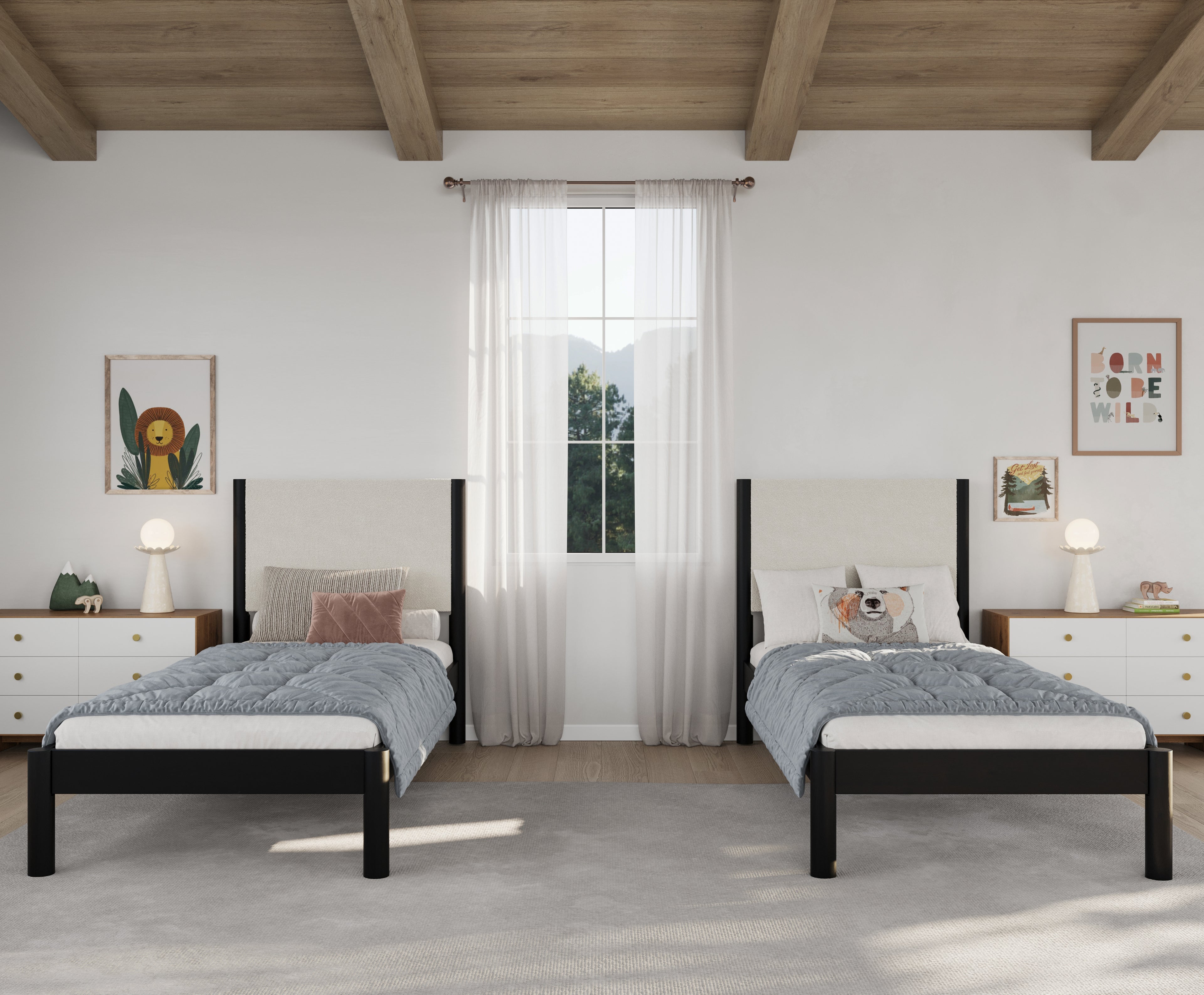 Ben Twin Bed in Black