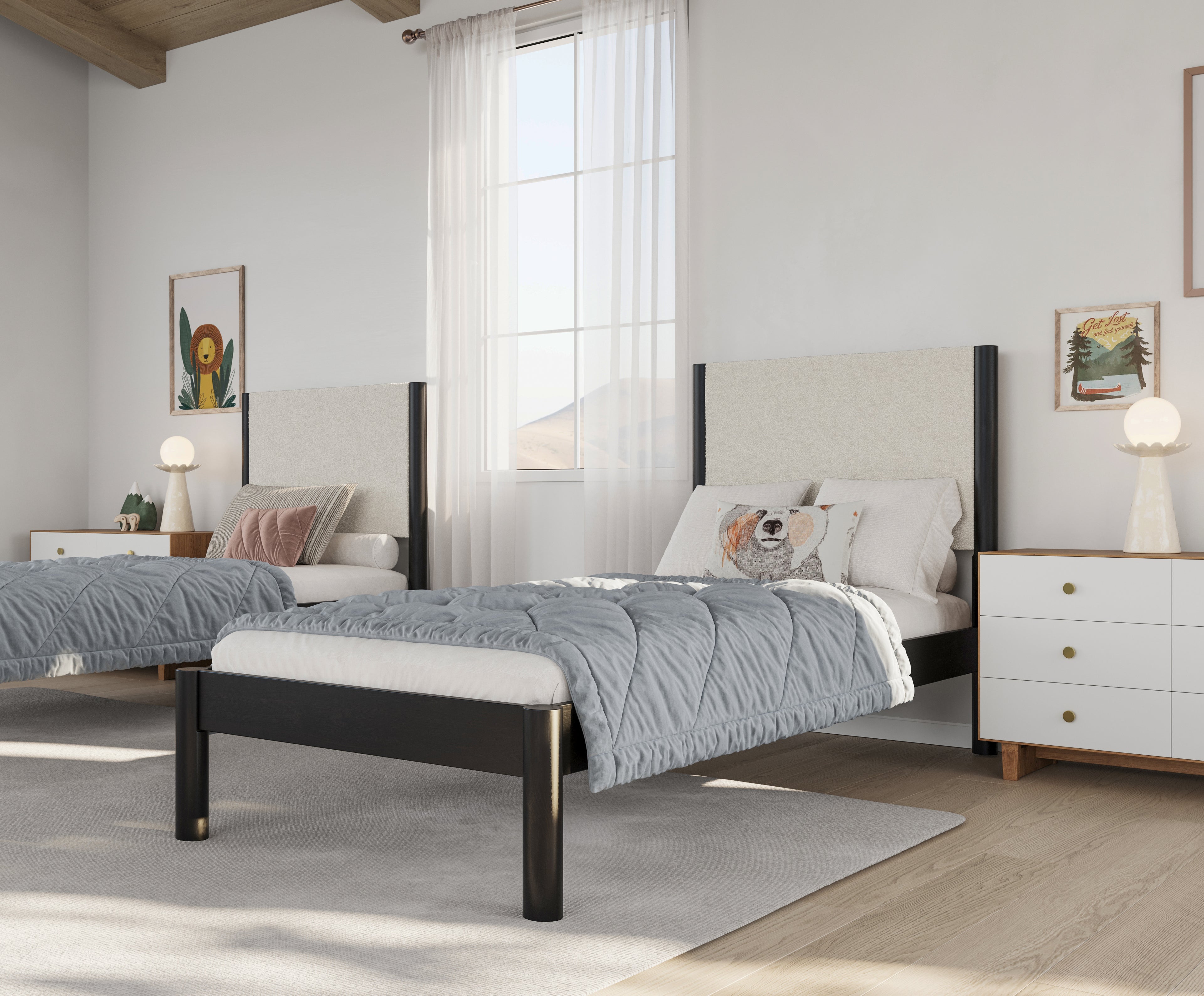 Ben Twin Bed in Black