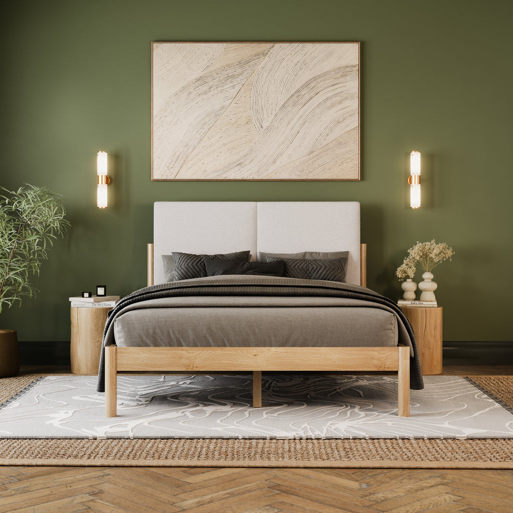 Bernhard Bed in Natural