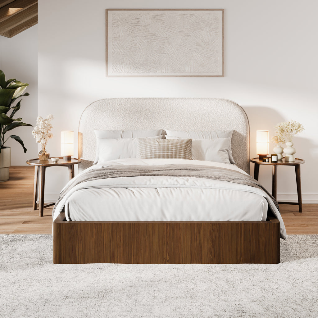 Cali Bed in Walnut