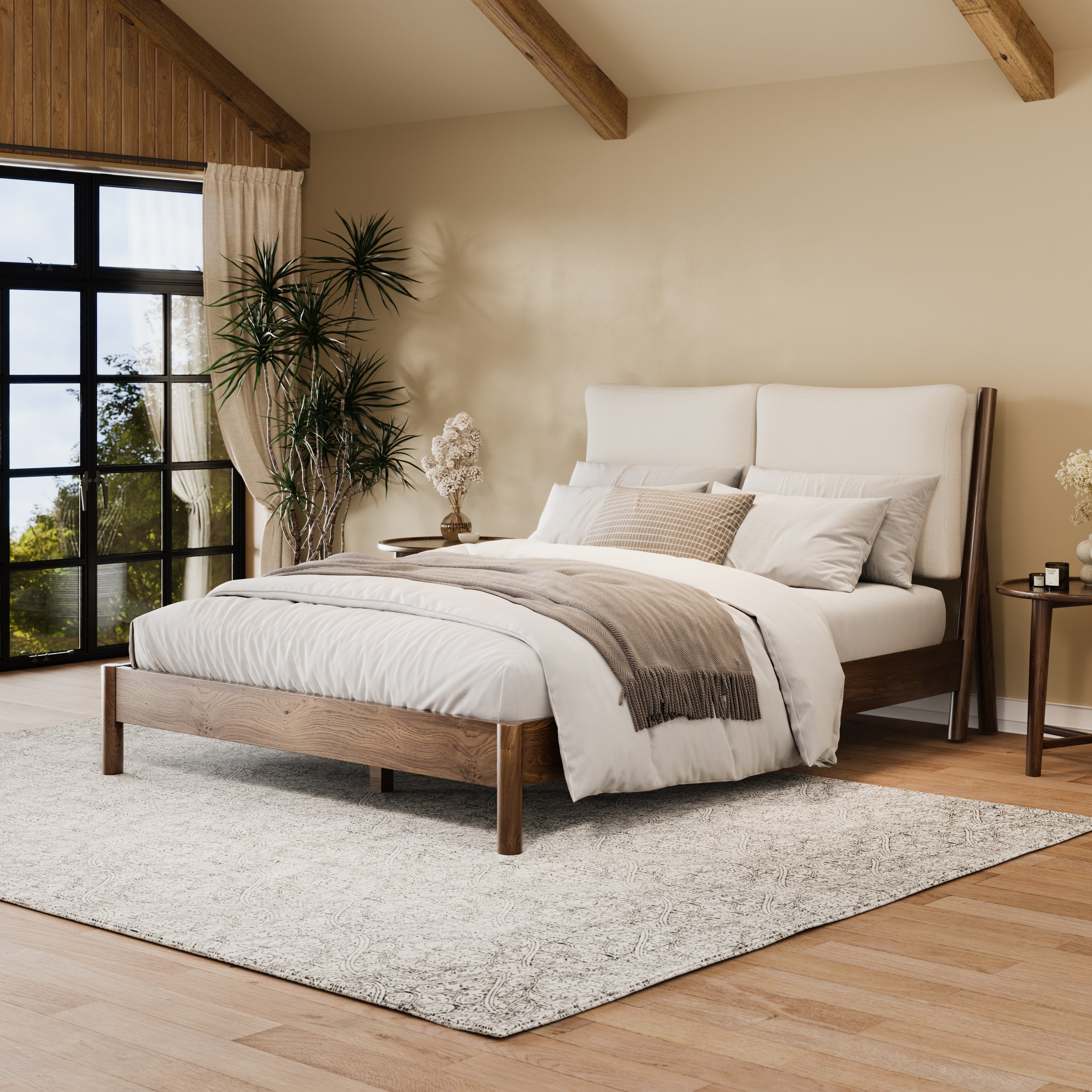Chad Solid Wood Bed
