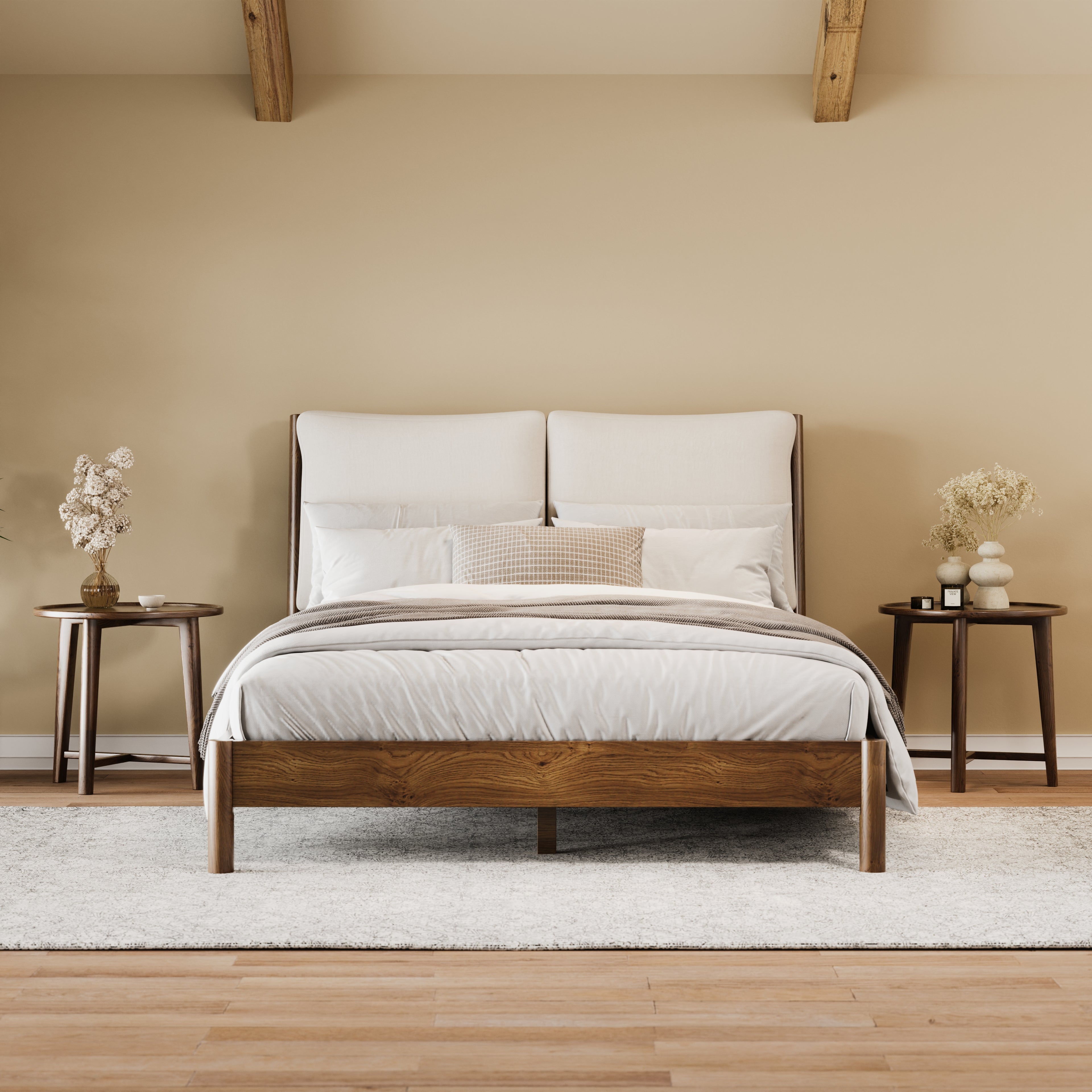 Chad Solid Wood Bed