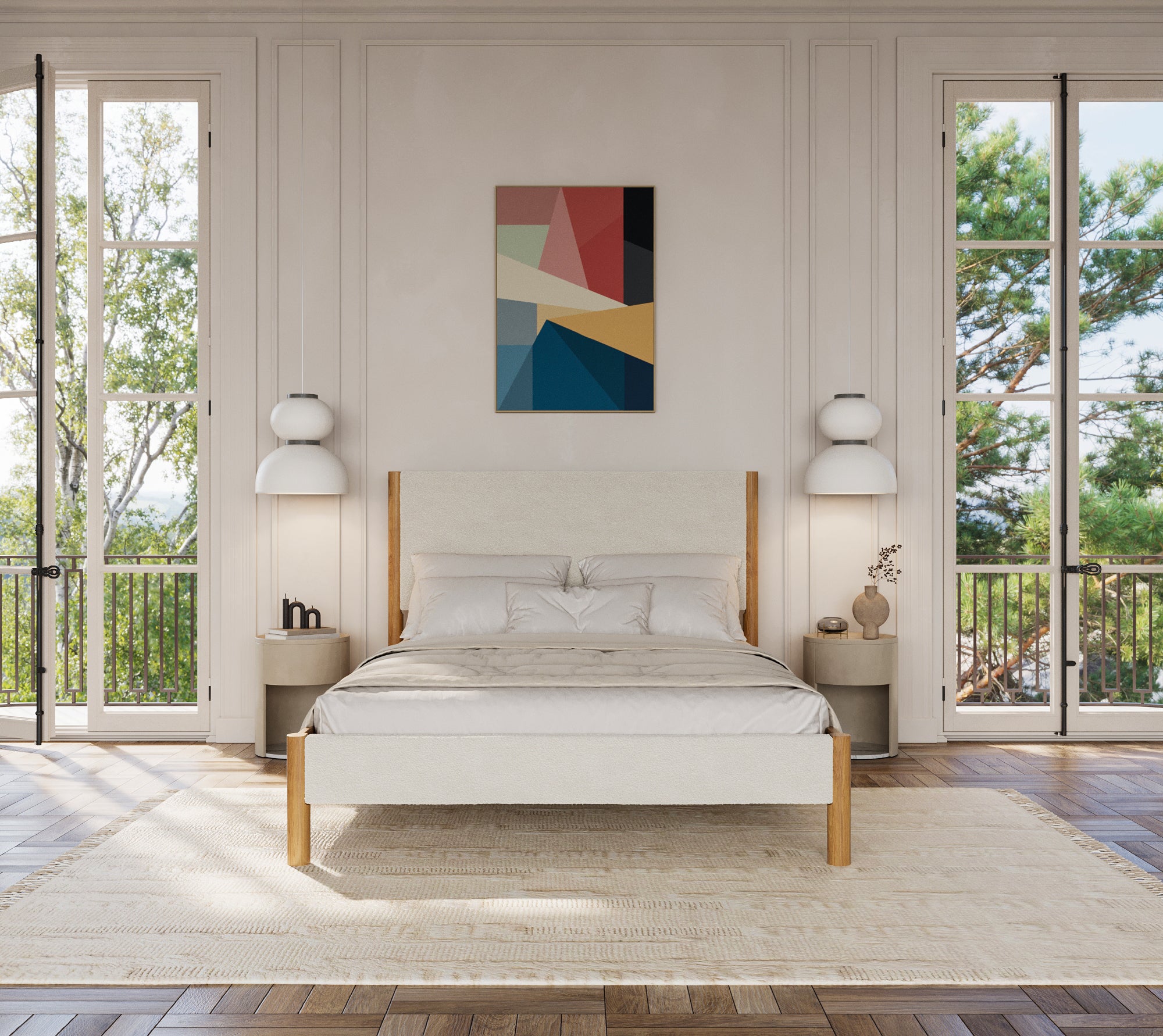 Dar Bed in Natural
