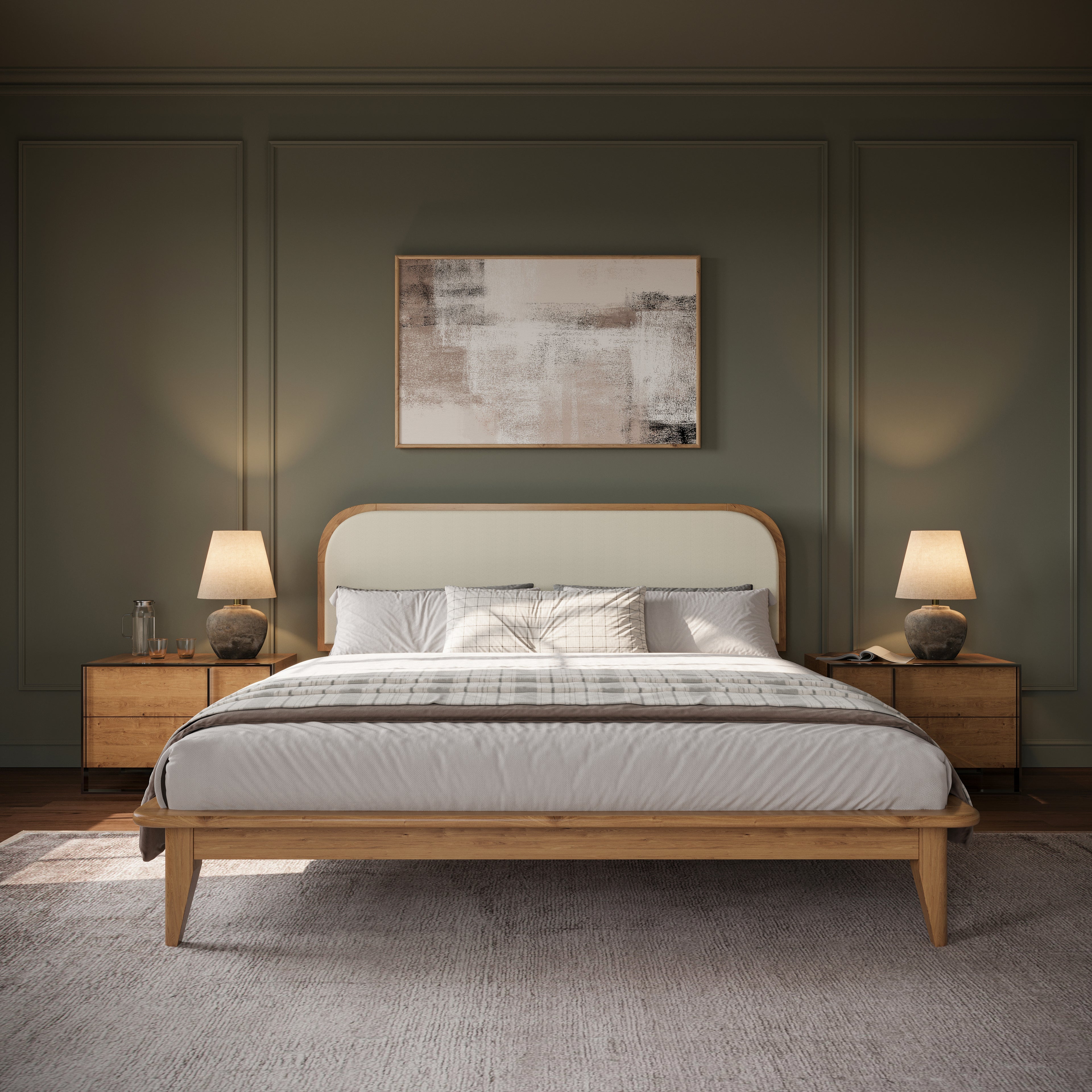 Gabe Solid Wood Bed