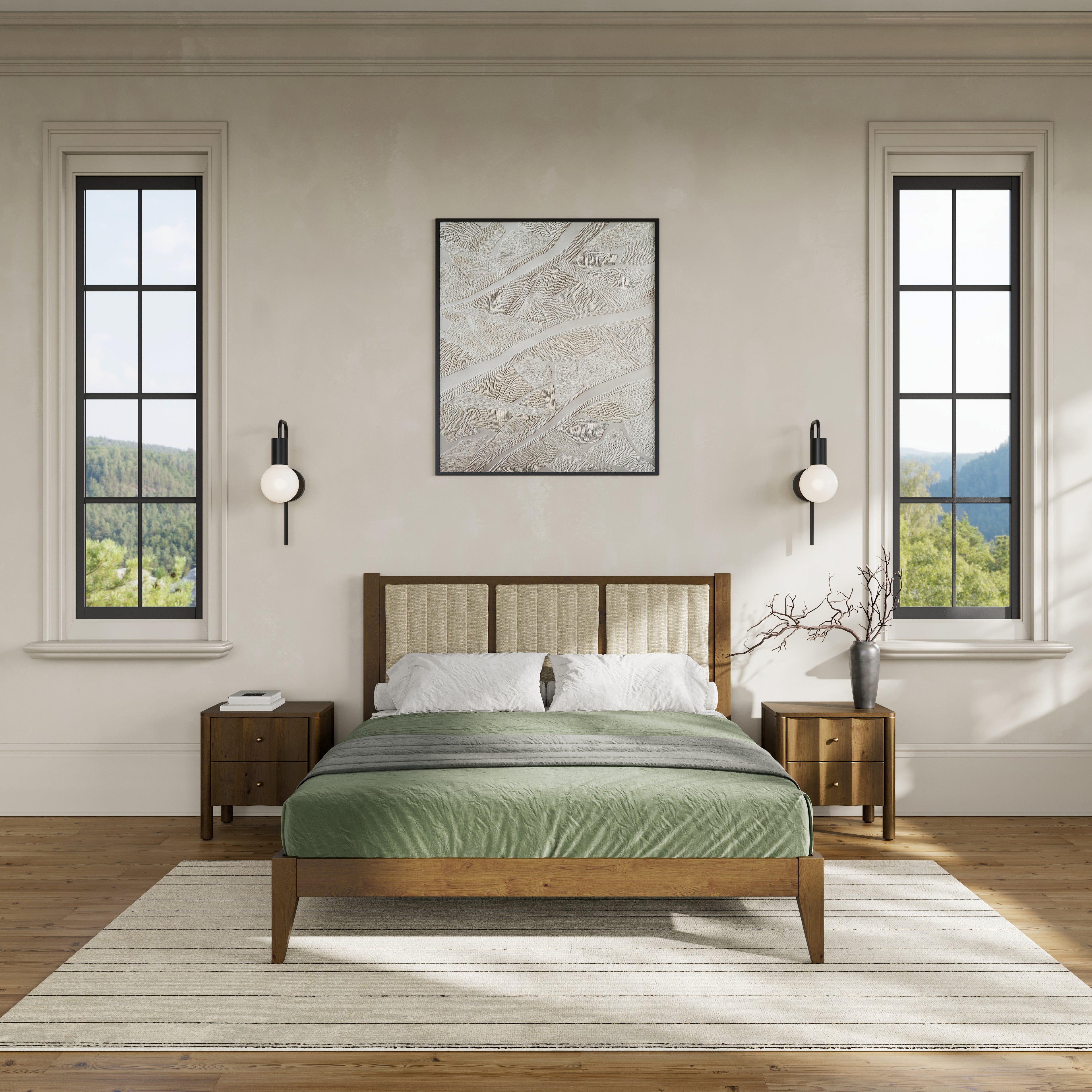 Henry Bed in Walnut