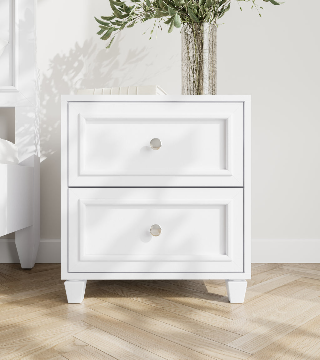 Isabella Nightstand in White