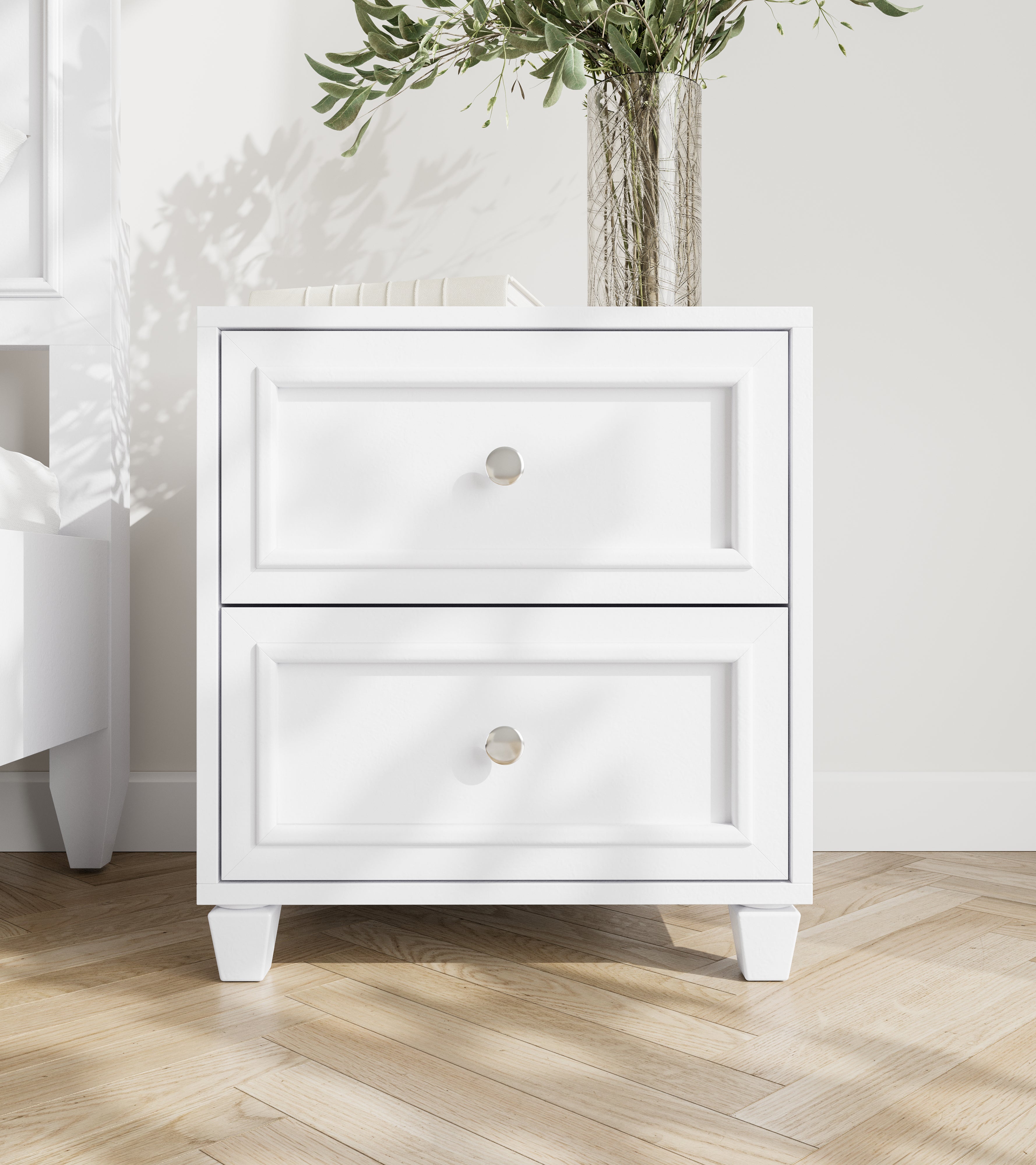Isabella Nightstand in White