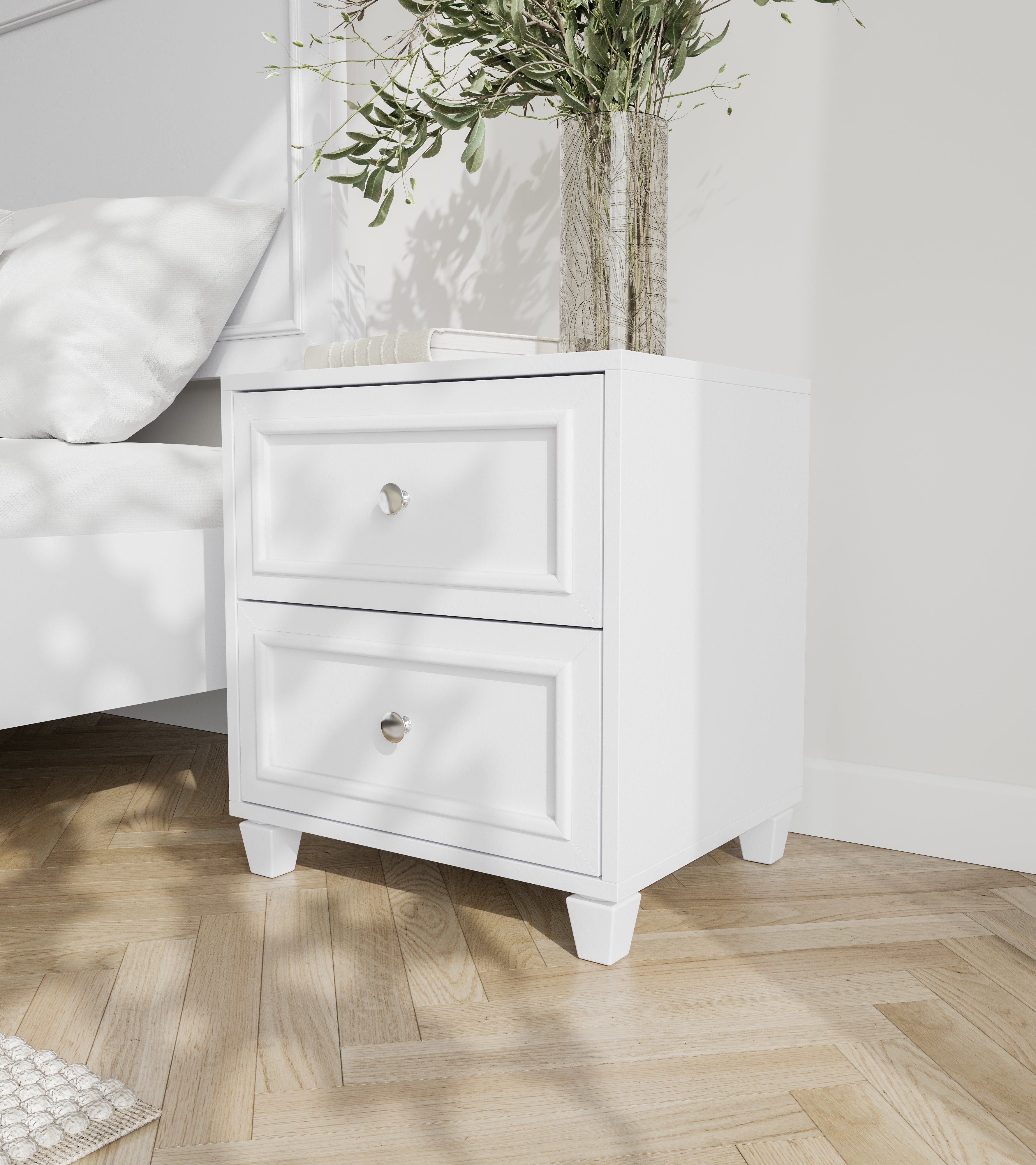 Isabella Nightstand in White