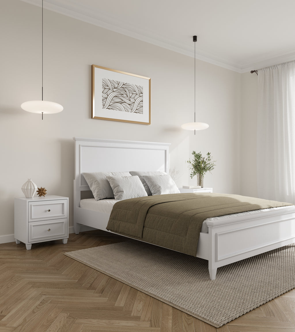 Isabella Bed in White
