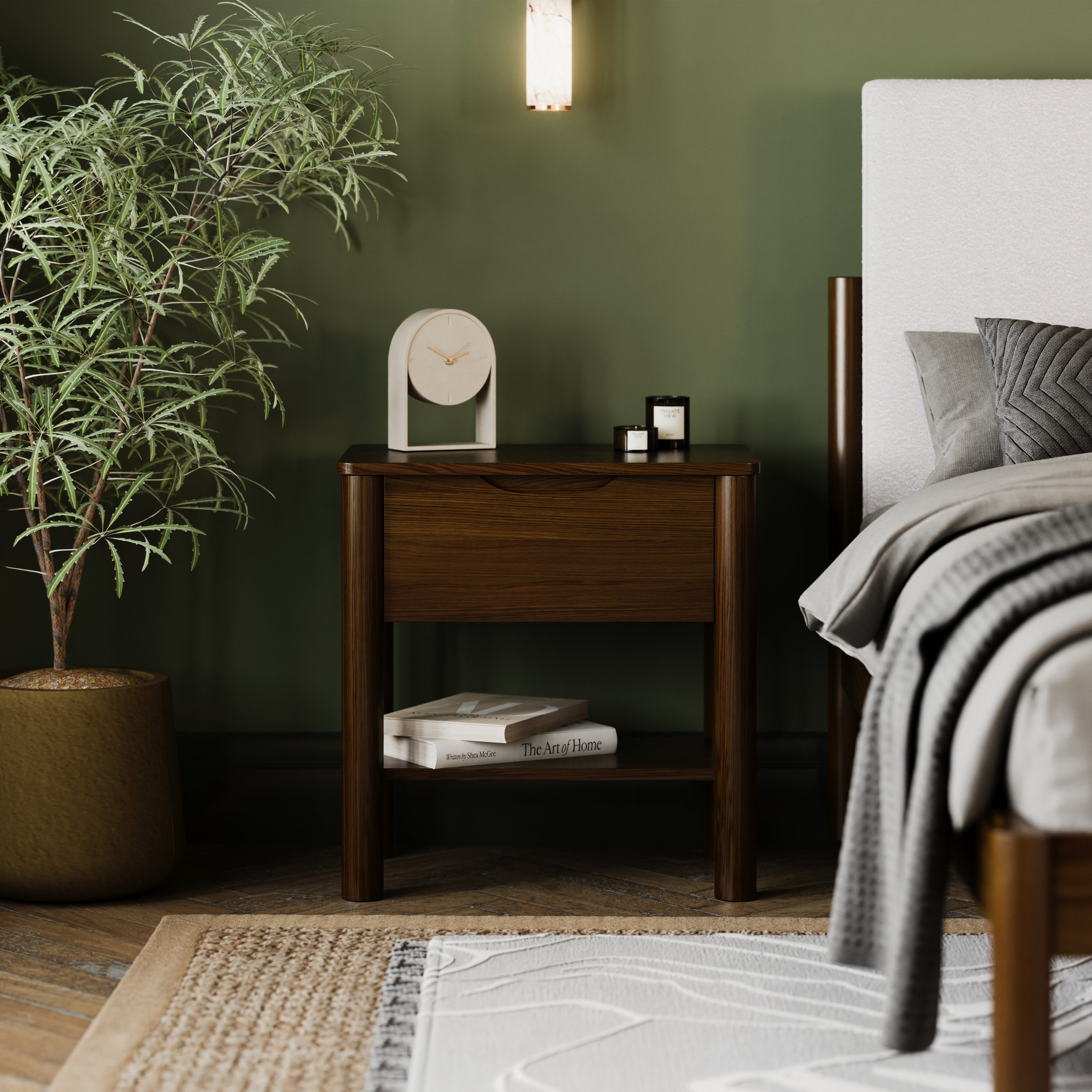 James Nightstand in Walnut