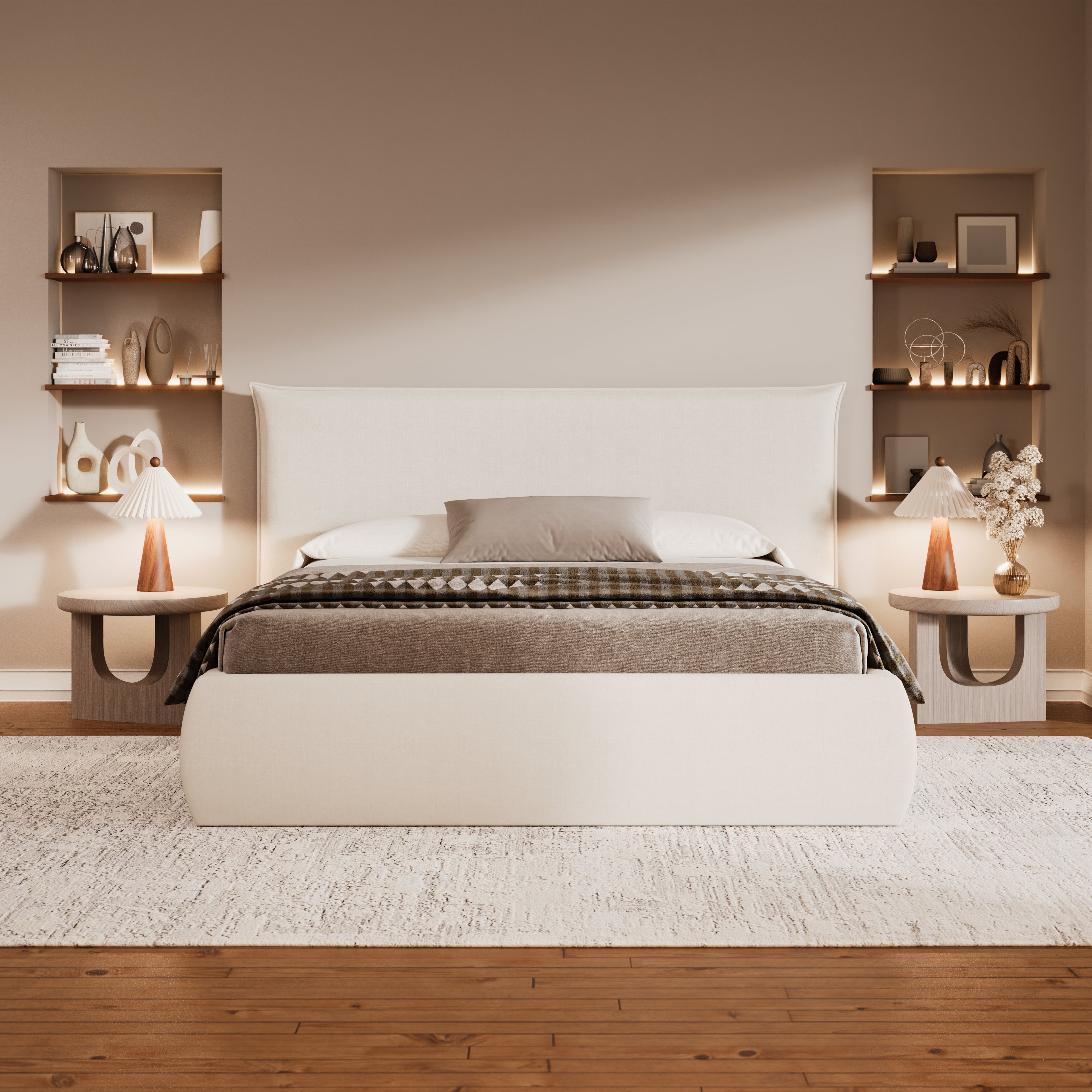 June Upholstered Bed