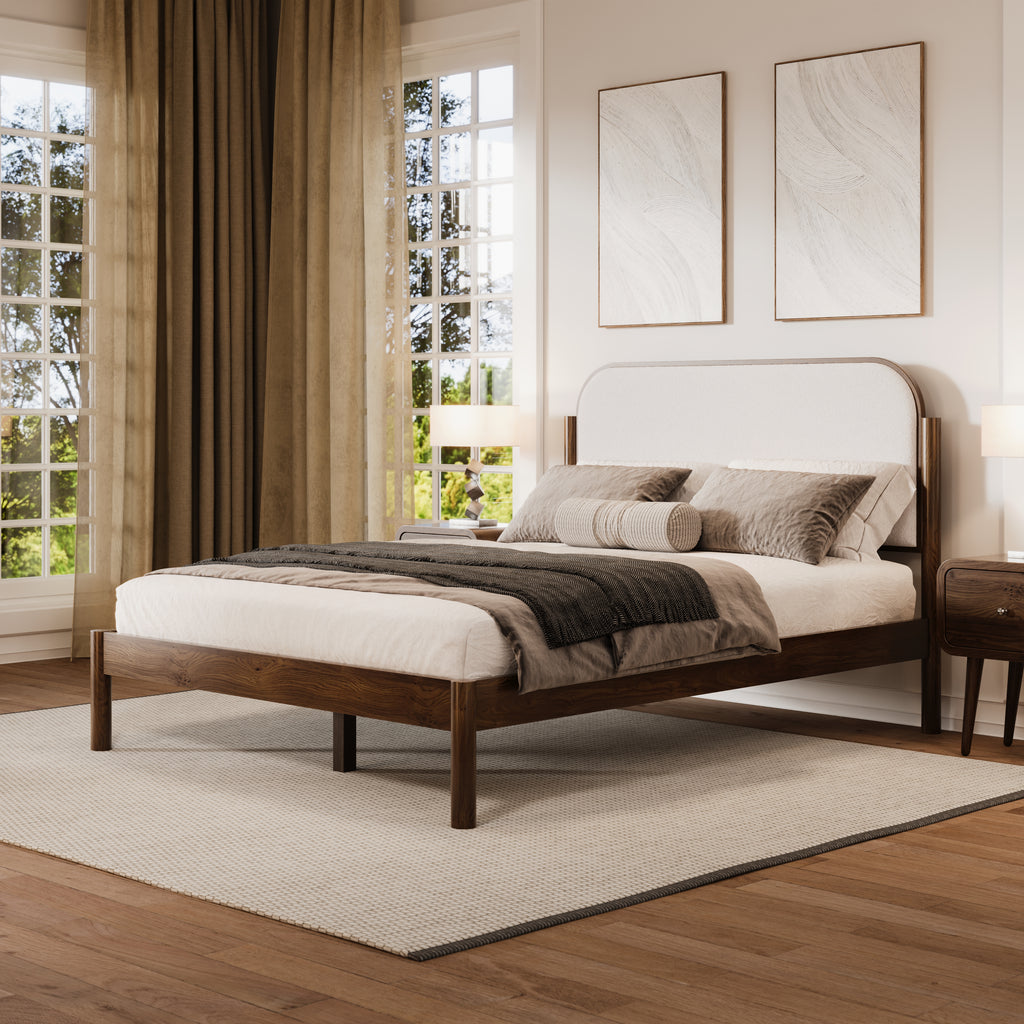 Luca Bed in Natural