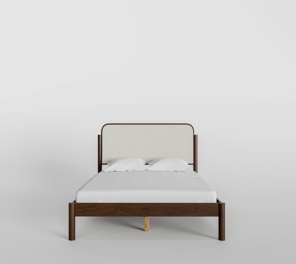 Luca Bed in Walnut