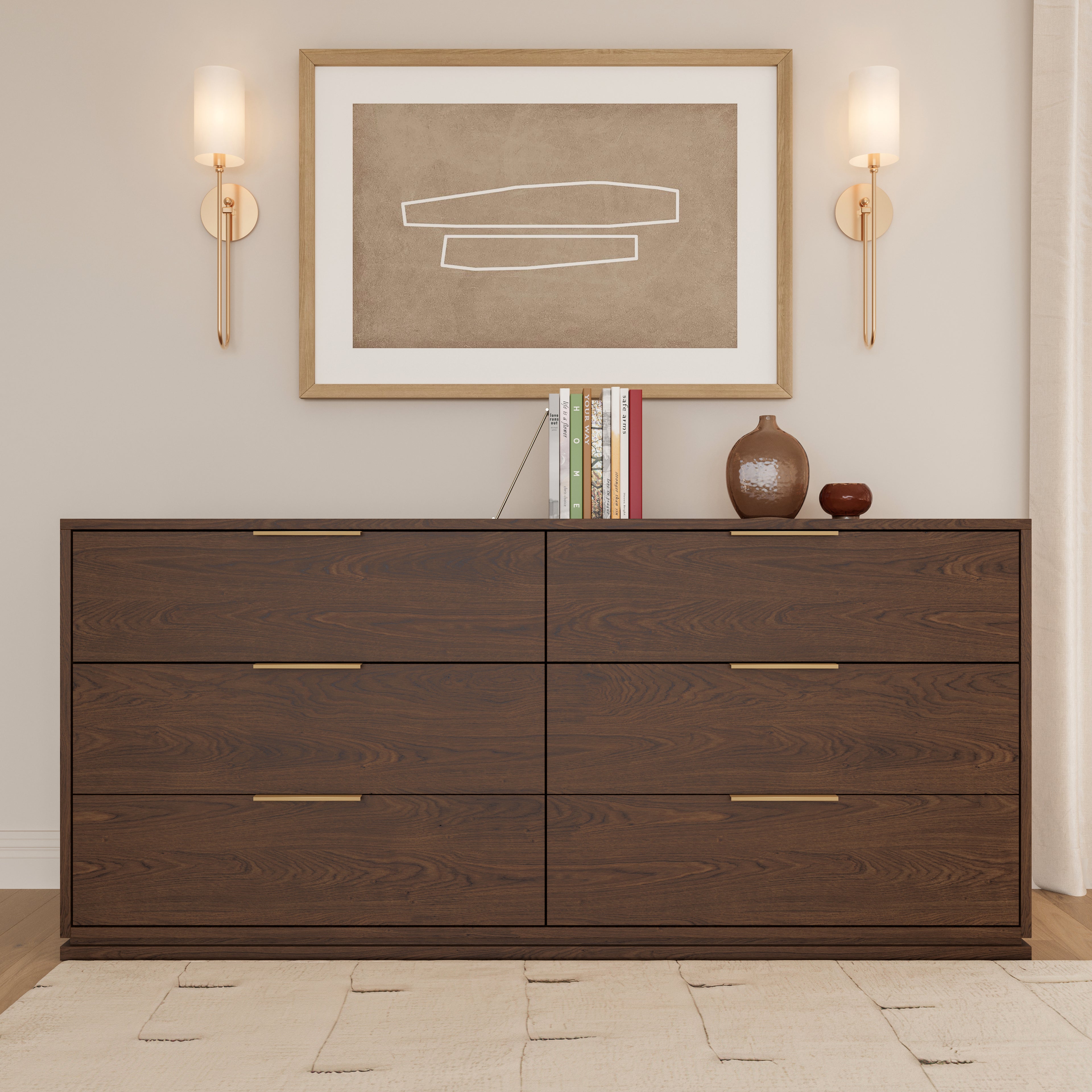 Milano Dresser in Walnut