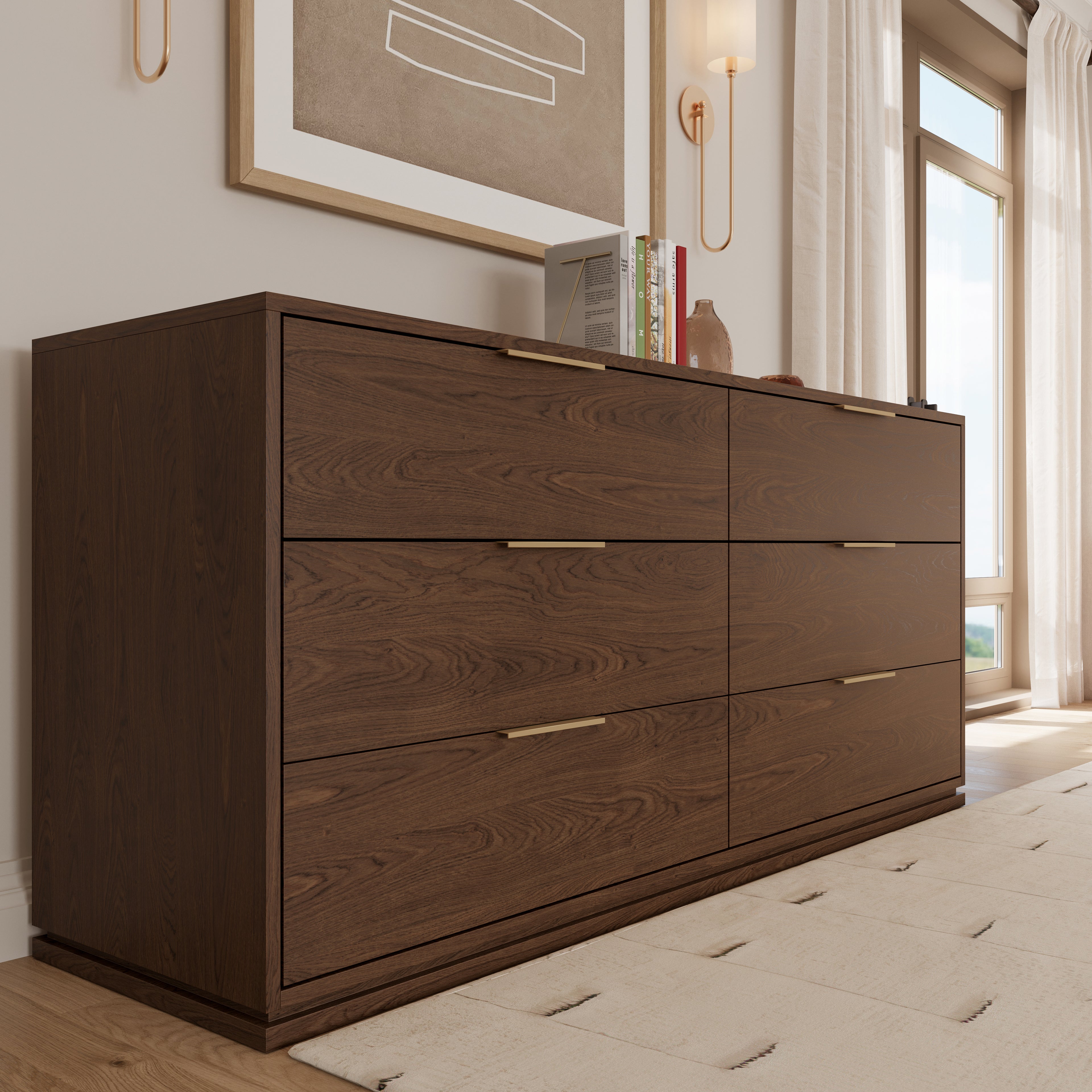 Milano Dresser in Walnut
