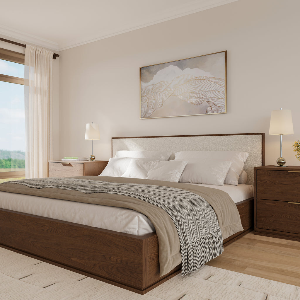 Milano Bed in Walnut