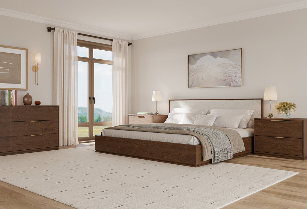 Milano Bed in Walnut
