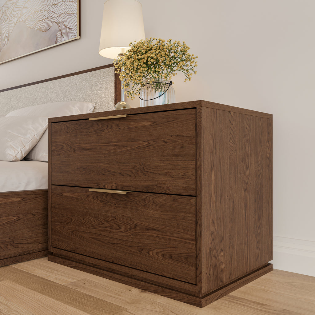 Milano Nightstand in Walnut