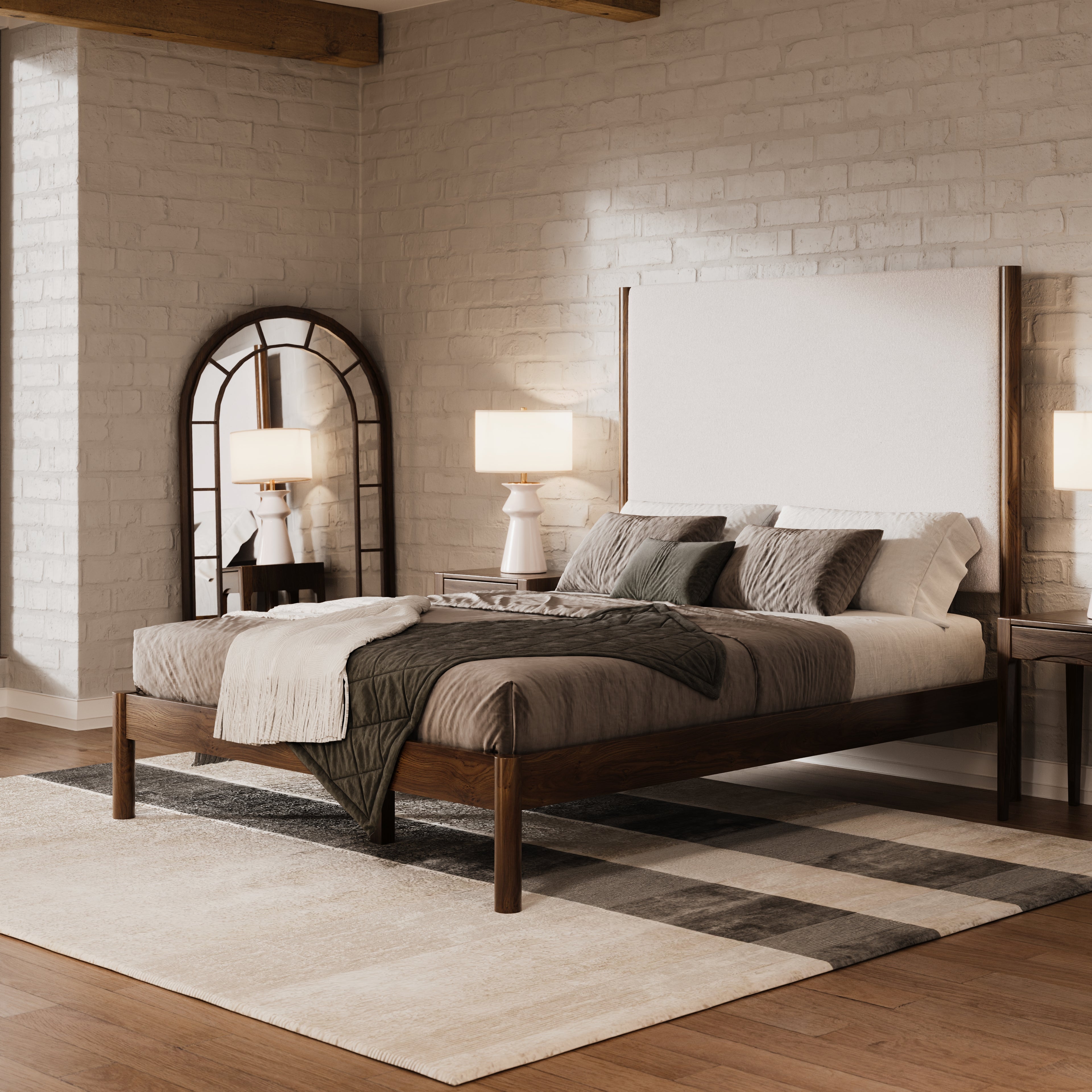Oliver Bed in Walnut