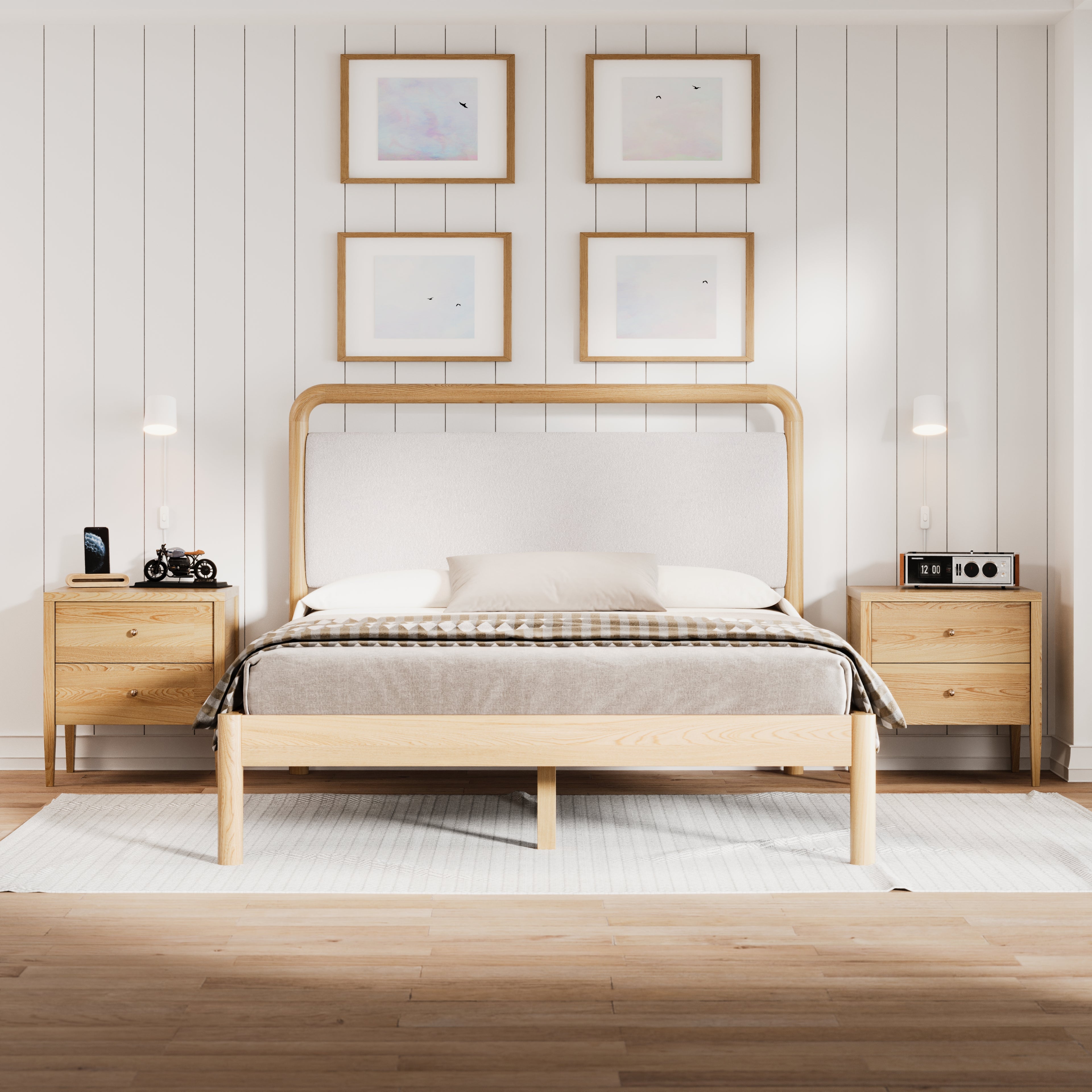 Palmer Bed in Natural