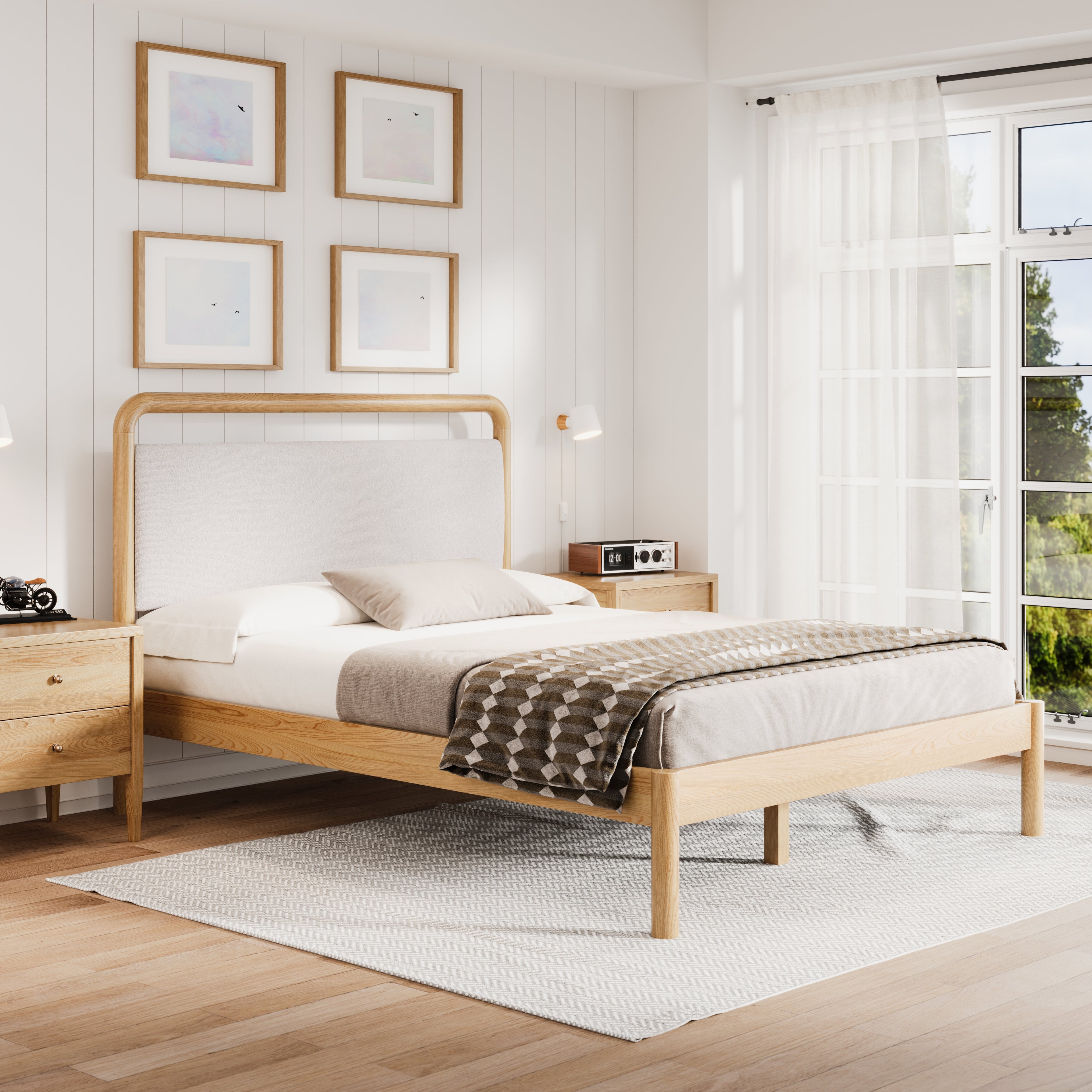 Palmer Bed in Natural