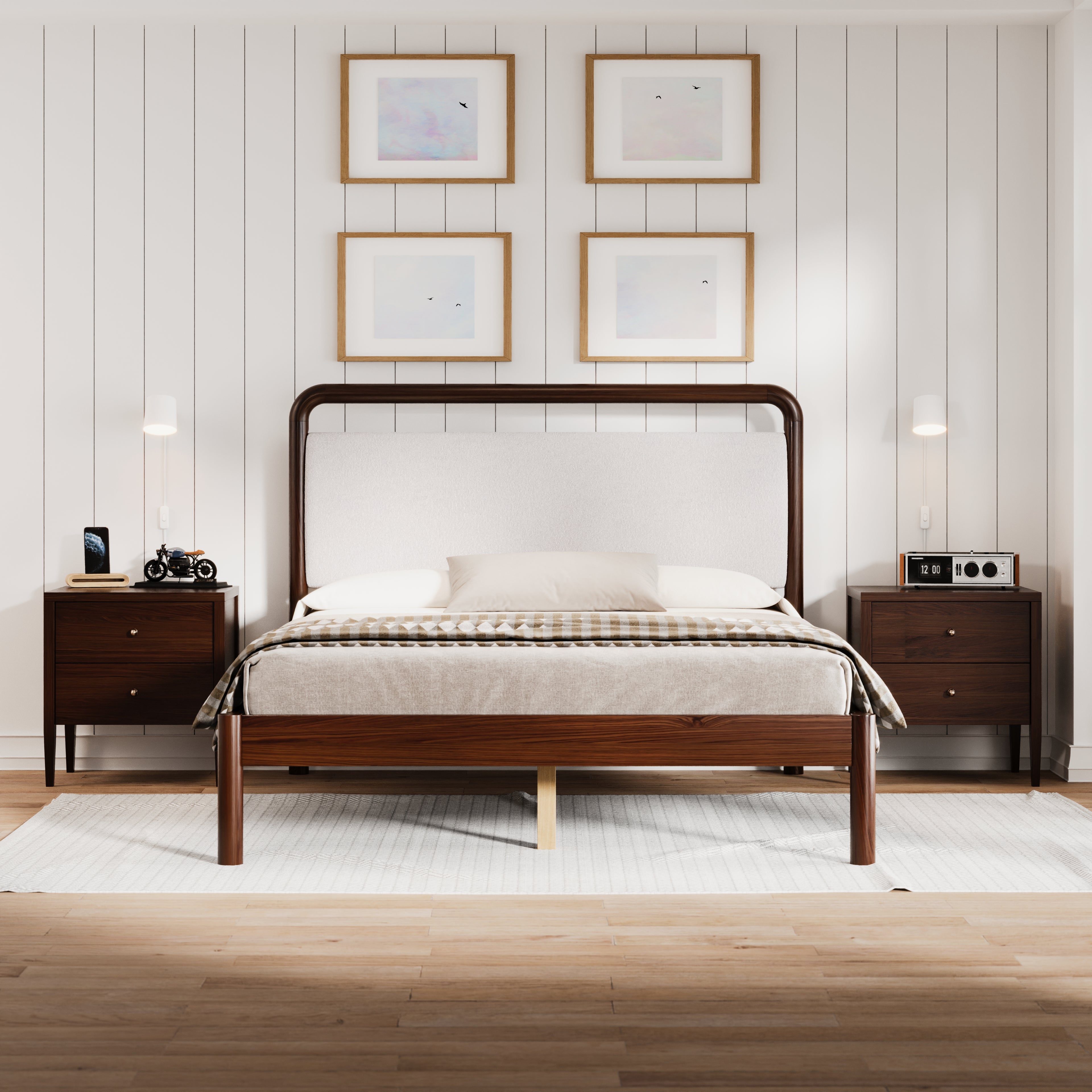 Palmer Bed in Walnut