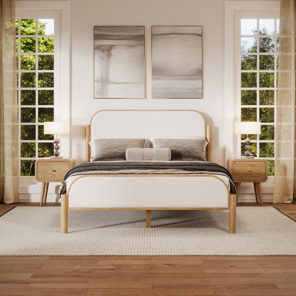 Shelley Bed in Natural