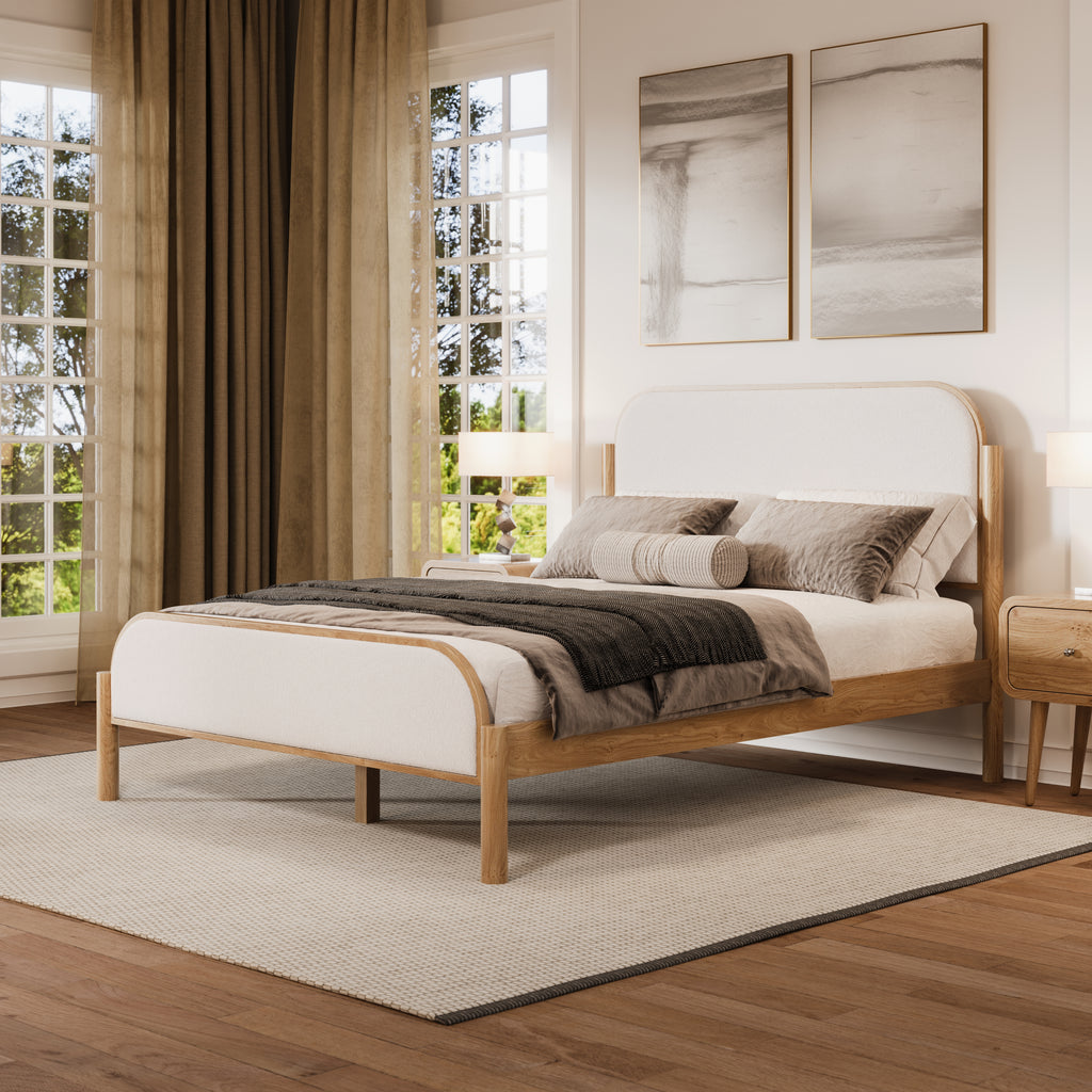 Shelley Bed in Natural