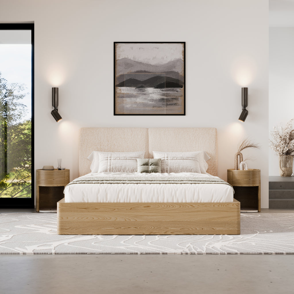 Verona Bed in Natural
