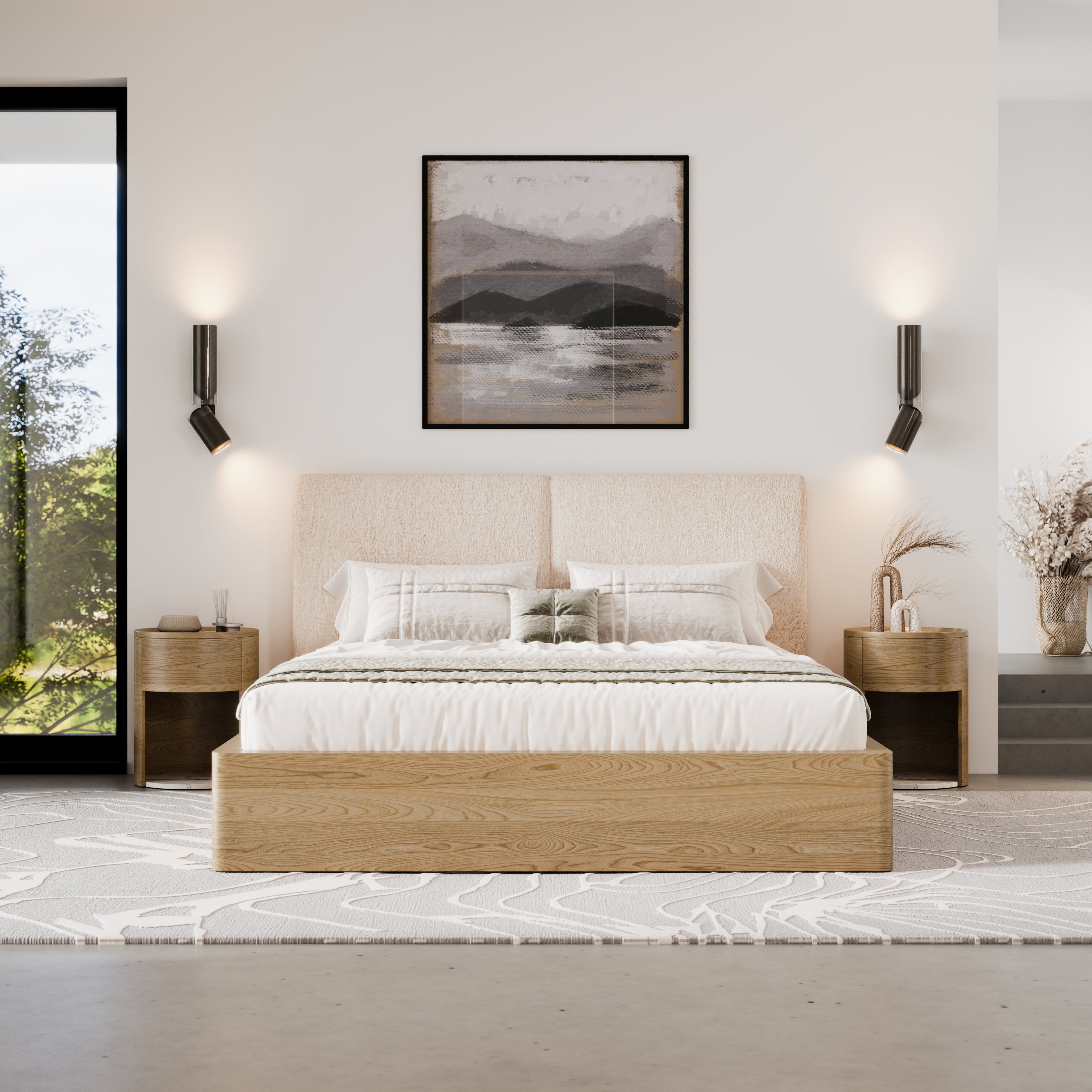 Verona Bed in Natural