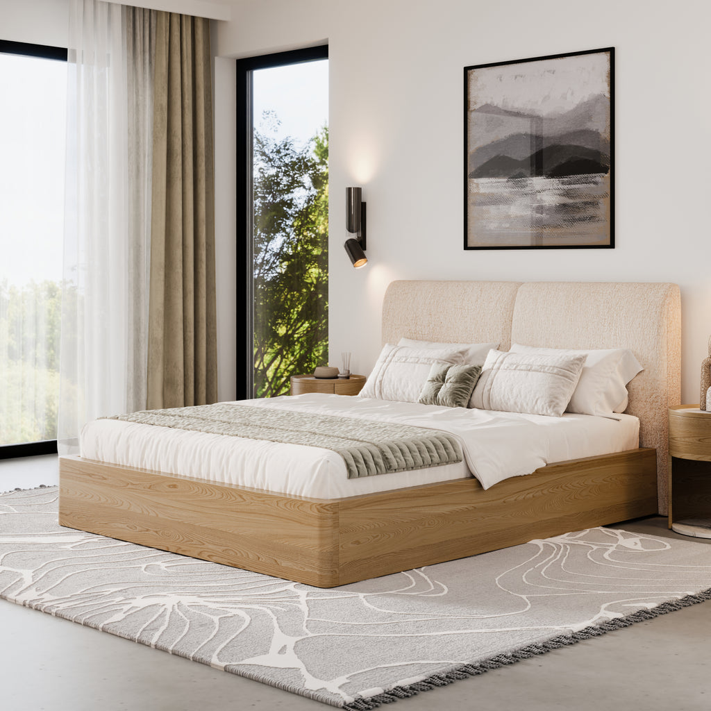 Verona Bed in Natural
