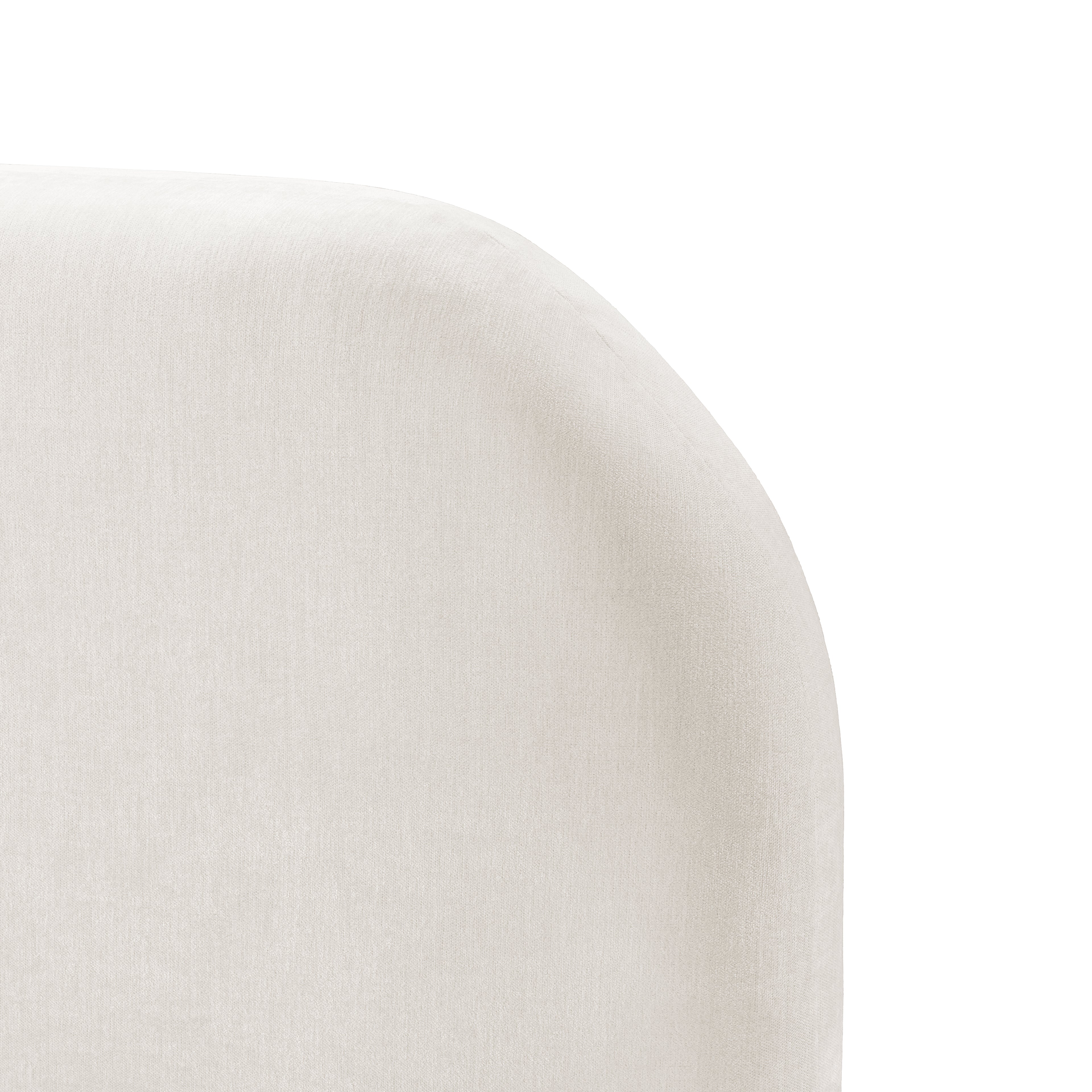 Viki Upholstered Bed in Tan