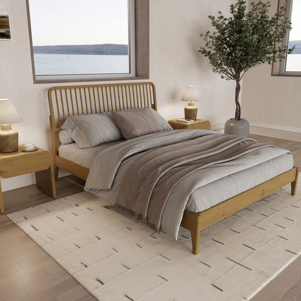 William Bed in Natural