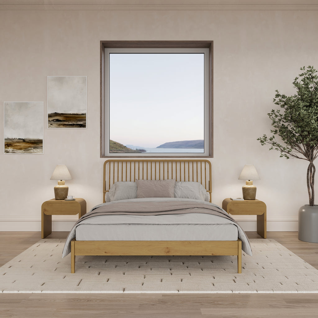 William Bed in Natural