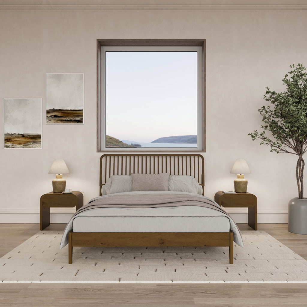 William Bed in Natural